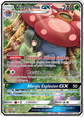 Vileplume GX (211/236) [Sol y Luna: Eclipse Cósmico] 