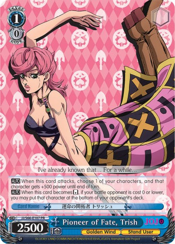 Pioneer of Fate, Trish (JJ/S66-E107 PR) [JoJo's Bizarre Adventure: Golden Wind] - 0