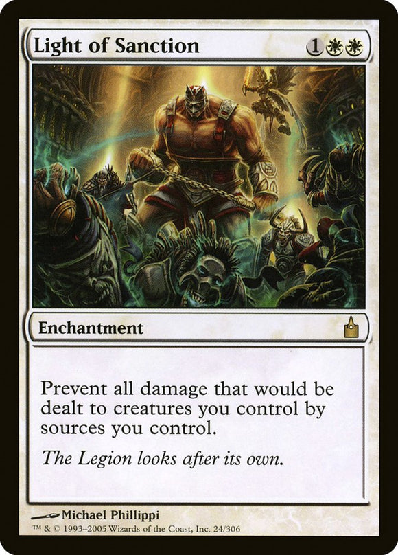 Luz de la sanción [Ravnica: Ciudad de los gremios] 