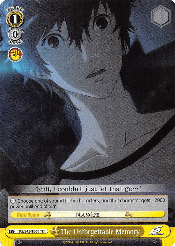 El recuerdo inolvidable (P5/S45-TE08 TD) [Persona 5] 