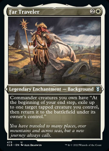 Viajero lejano (grabado en lámina) [Commander Legends: Battle for Baldur's Gate] 