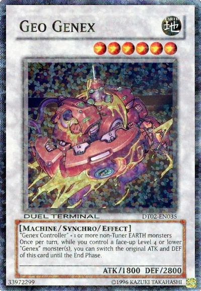 Geo Genex [DT02-EN035] Súper raro 