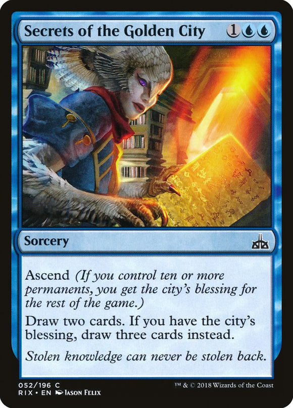 Secretos de la Ciudad Dorada [Rivales de Ixalan] 