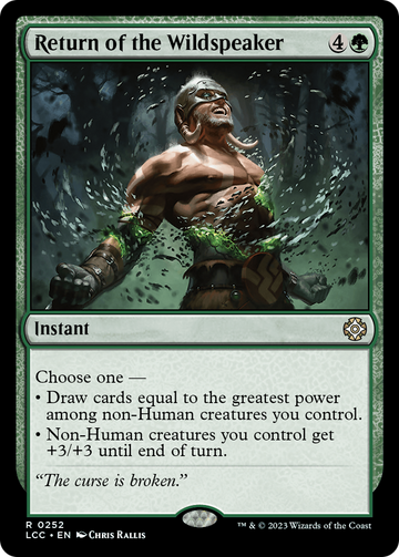 El regreso del Portavoz Salvaje [Las Cavernas Perdidas de Ixalan Comandante] 