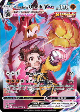 Urshifu VMAX de golpe único (TG19/TG30) [Espada y escudo: estrellas brillantes] 
