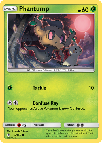 Phantump (6/145) [Sol y Luna: Guardianes en ascenso] 