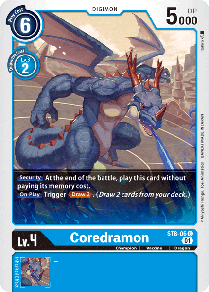 Coredramon [ST8-06] [Mazo inicial: Ulforce Veedramon] 