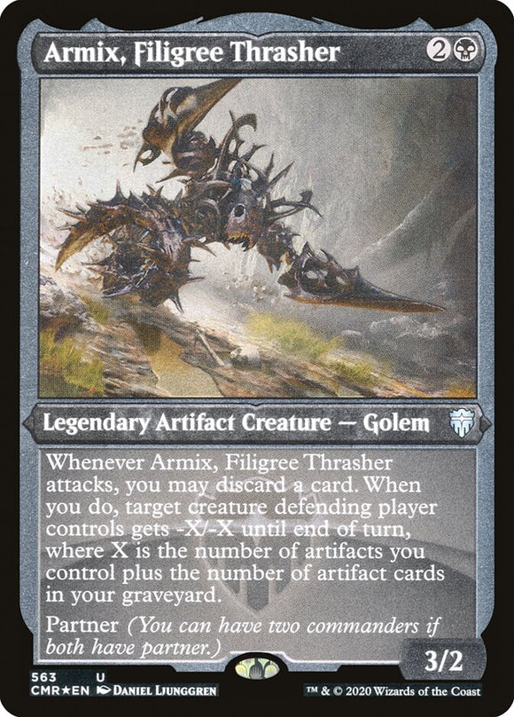 Armix, Thrasher de filigrana (grabado) [Commander Legends] 