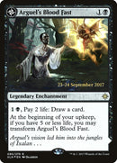 Arguel's Blood Fast // Temple of Aclazotz [Ixalan Prerelease Promos]-1