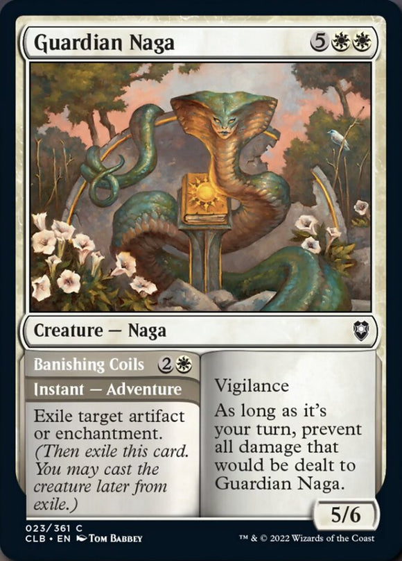Naga guardiana // Espirales de destierro [Commander Legends: Battle for Baldur's Gate] 