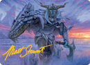 Tarjeta de arte de gigante de hielo (firma estampada en dorado) [Serie de arte de Dungeons &amp; Dragons: Adventures in the Forgotten Realms] -1