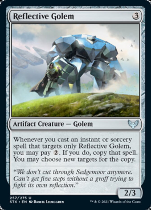 Gólem reflectante [Strixhaven: Escuela de magos] 