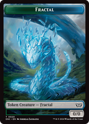Wurm (0018) // Fractal Double-Sided Token [Duskmourn: House of Horror Commander Tokens]-2