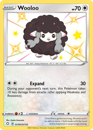 Wooloo (SV103/SV122) [Espada y escudo: destinos brillantes] 