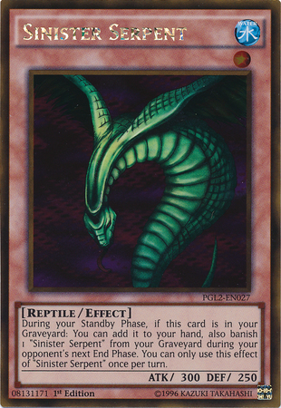 Serpiente siniestra [PGL2-EN027] Oro Raro 