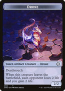 Phyrexian Mite (012) // Drone Double-Sided Token [Phyrexia: All Will Be One Tokens]-2