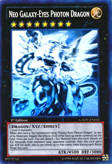 Dragón Fotónico Neo Ojos Galácticos [GAOV-EN041] Fantasma Raro 