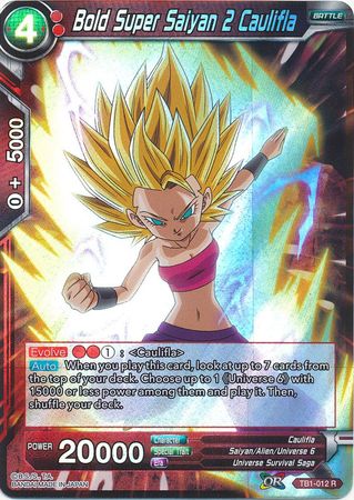 Caulifla (TB1-012), el Super Saiyan 2 más audaz [El Torneo del Poder] 