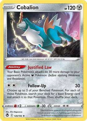 Cobalion (126/195) [Espada y escudo: Tempestad de plata] 