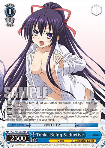 Tohka siendo seductora [Date A Live Vol. 2] 