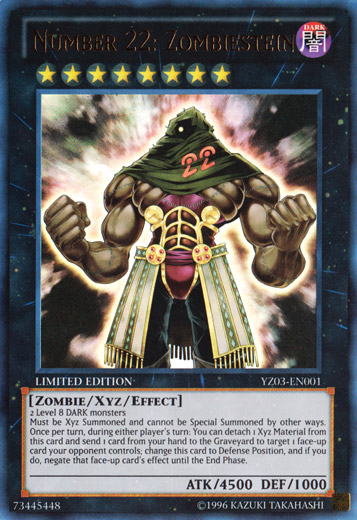 Número 22: Zombiestein [YZ03-EN001] Ultra raro 