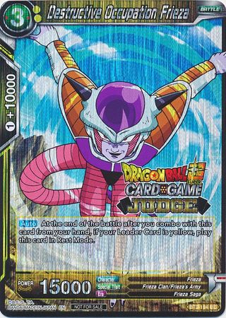 Ocupación destructiva Frieza (BT2-104) [Tarjetas de promoción de juez] 