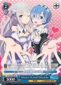 Welcome to This World! Emilia & Rem (RZ/S46-TE35 TD) [Re:ZERO]