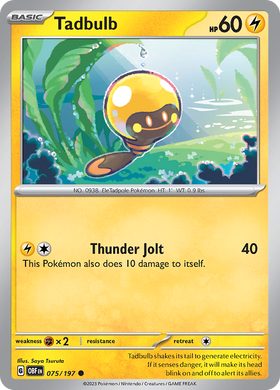 Tadbulb (075/197) [Scarlet &amp; Violet: Llamas de obsidiana] 