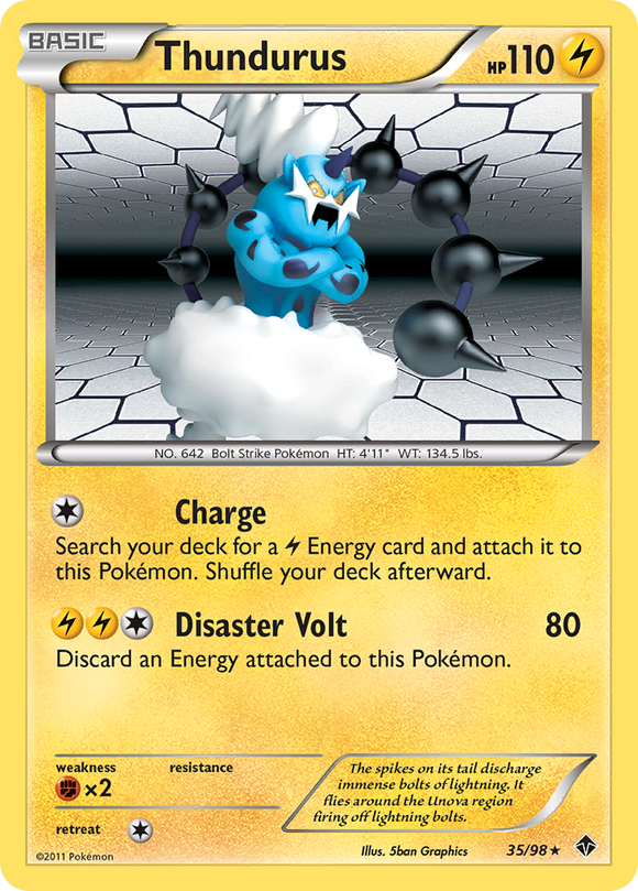 Thundurus (35/98) [Blanco y negro: Potencias emergentes] 