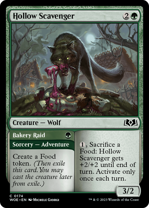 Carroñero hueco // Incursión en la panadería [Wilds of Eldraine] 