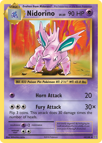 Nidorino (44/108) [XY: Evoluciones] 