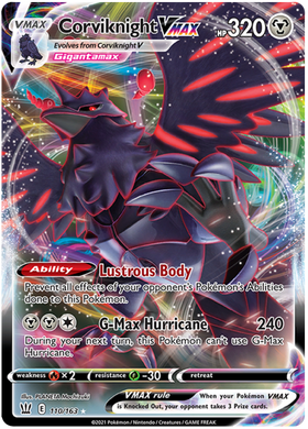 Corviknight VMAX (110/163) [Espada y escudo: estilos de batalla] 