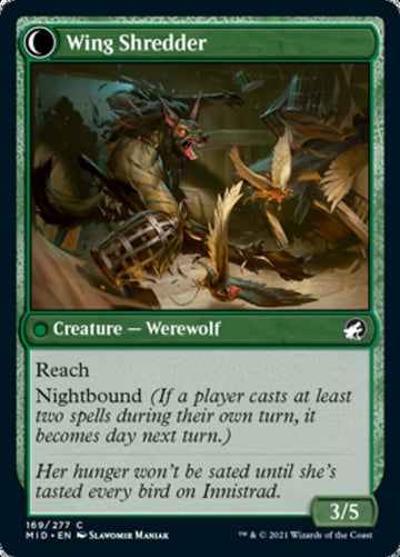 Bird Admirer // Wing Shredder [Innistrad: Midnight Hunt] - 0