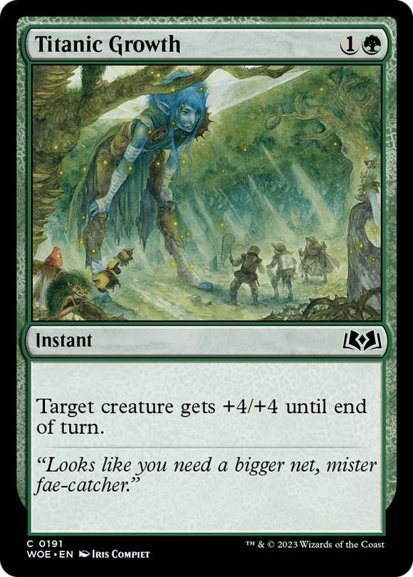 Crecimiento titánico [Las tierras salvajes de Eldraine] 