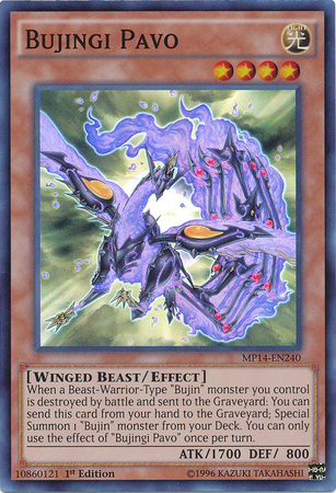 Bujingi Pavo [MP14-EN240] Súper Raro 