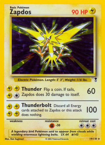 Zapdos (19/110) [Colección legendaria] 