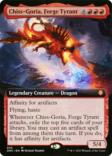 Chiss-Goria, Forge Tyrant (Extended Art) [Phyrexia: All Will Be One Commander] - 0