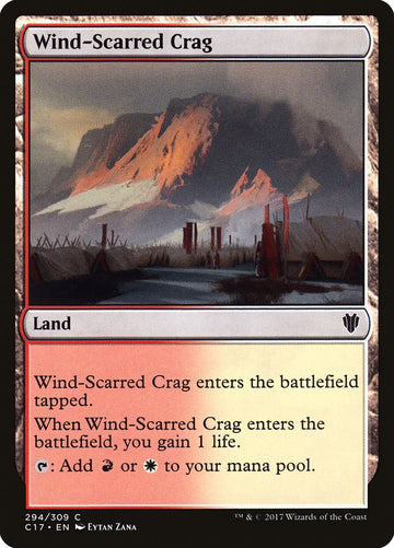 Peñasco marcado por el viento [Commander 2017] 