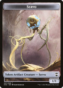 Elf Warrior // Servo Double-Sided Token [Kaldheim Commander Tokens]-2