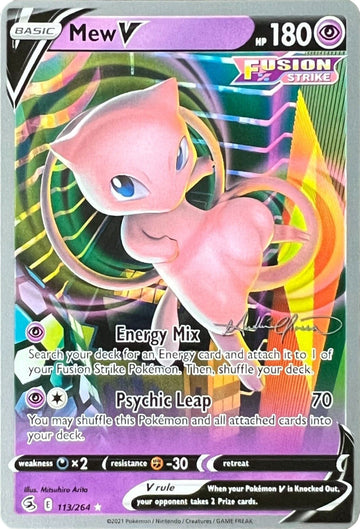 Mew V (113/264) (La forma de Mew - Andre Chiasson) [Campeonato Mundial 2022] 