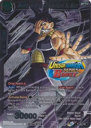 Saiyajin enmascarado, ya no se le lava el cerebro (paquete de evento 08 - Foil alternativo) (P-263) [Tarjetas de promoción de torneo] 