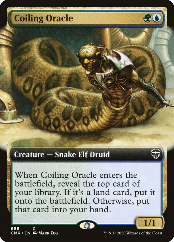 Oráculo enroscado (ilustración ampliada) [Commander Legends] 