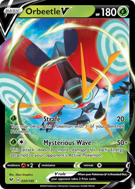 Orbeetle V (020/185) [Espada y escudo: voltaje vívido] 