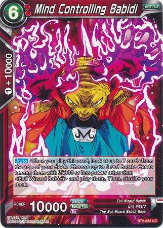 Babidi que controla la mente (BT2-022) [Union Force] 
