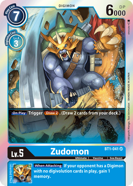 Zudomon [BT1-041] [Lanzamiento de la versión especial Booster 1.0] 