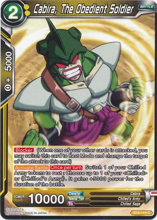Cabira, el soldado obediente (BT2-119) [Union Force] 