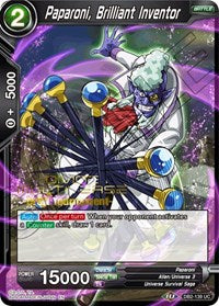 Paparoni, brillante inventor (Torneo de Draft del Multiverso Divino) (DB2-139) [Tarjetas de promoción del torneo] 