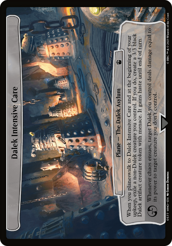 Cuidados intensivos de Dalek [Planechase] 