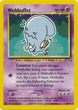 Wobbuffet (35/75) [Neo Discovery Unlimited] 