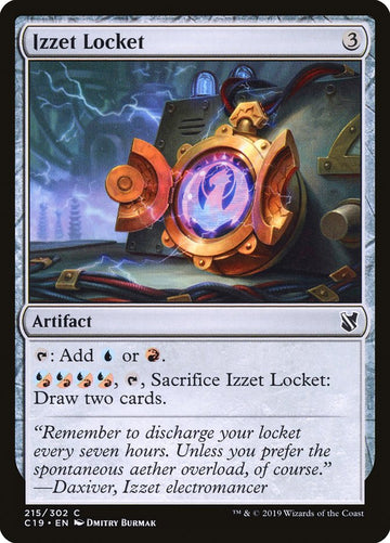 Medallón Izzet [Comandante 2019] 